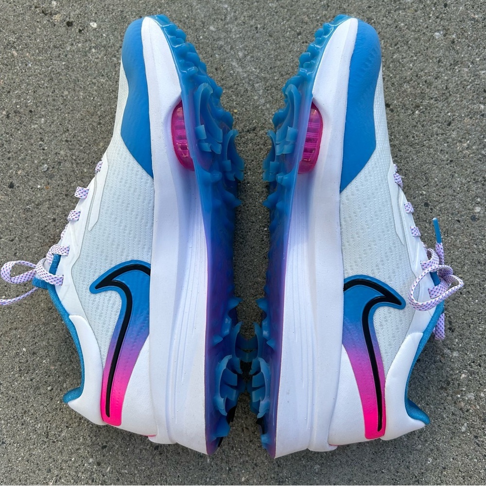 Nike Air Zoom Infinity Tour NEXT% Golf Sneaker White Aurora Blue‎ - Picture 4 of 6